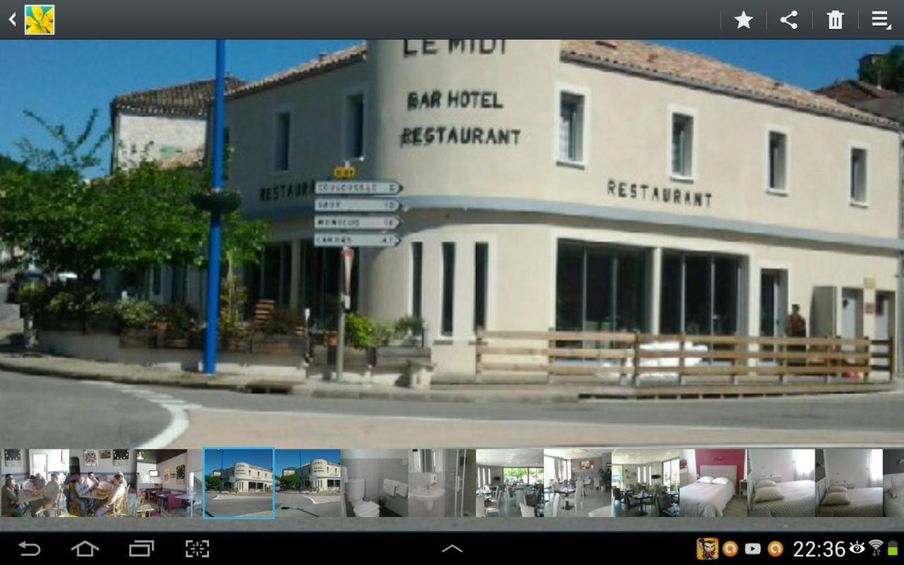 Hotel Le Midi Montaigu-de-Quercy Eksteriør bilde